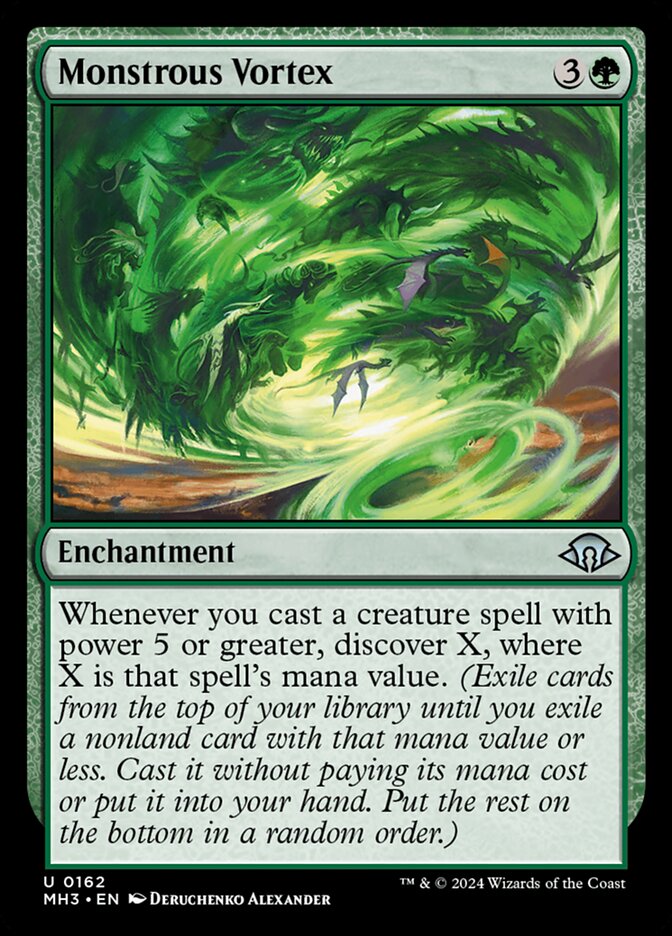 Magic the Gathering Card - Monstrous Vortex - MTG Circle