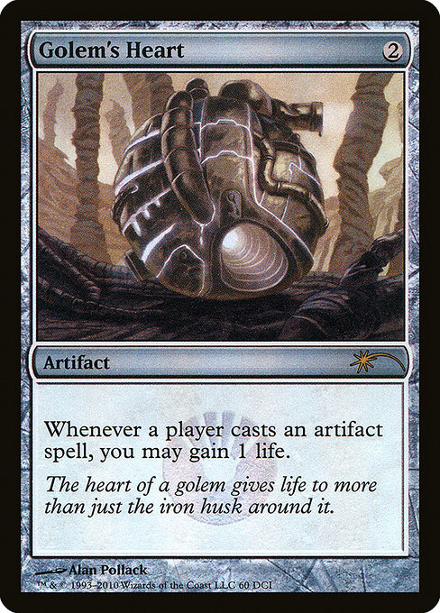 Magic the Gathering Card - Golem's Heart - MTG Circle