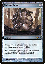 Magic the Gathering Card - Golem's Heart - MTG Circle