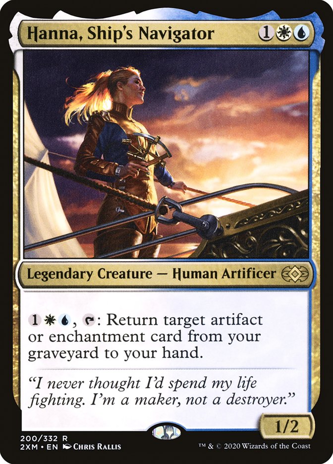 Magic the Gathering Card - Hanna, Ship's Navigator - MTG Circle