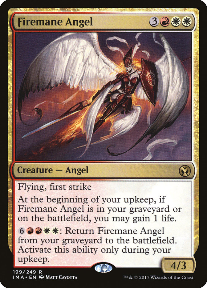 Magic the Gathering Card - Firemane Angel - MTG Circle