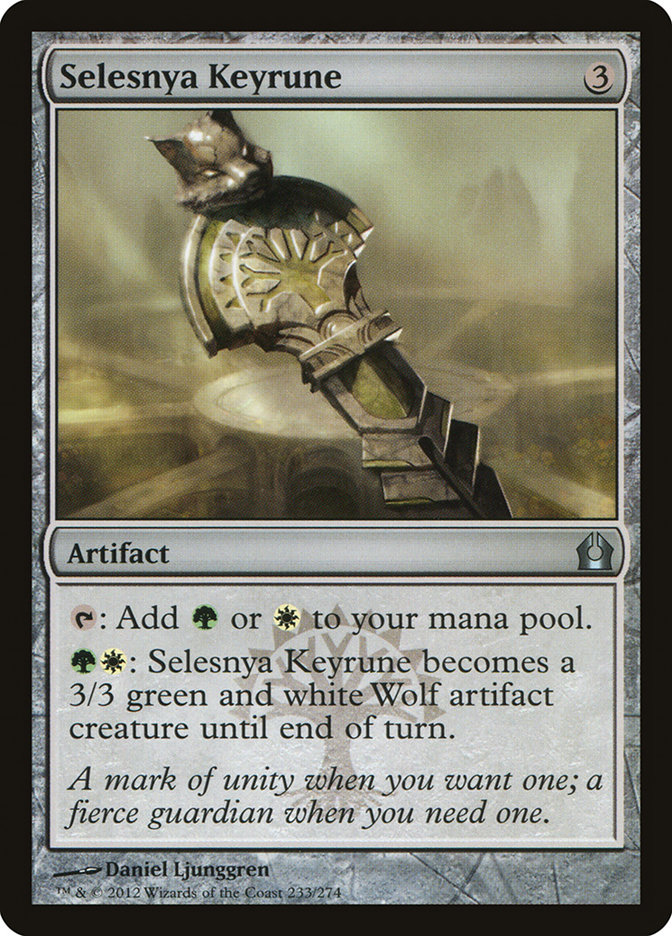 Magic the Gathering Card - Selesnya Keyrune - MTG Circle
