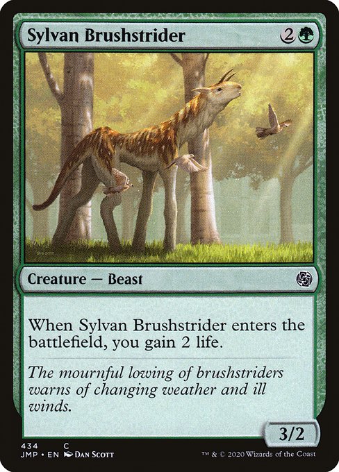 Magic the Gathering Card - Sylvan Brushstrider - MTG Circle