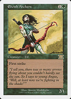 Magic the Gathering Card - Elvish Archers - MTG Circle