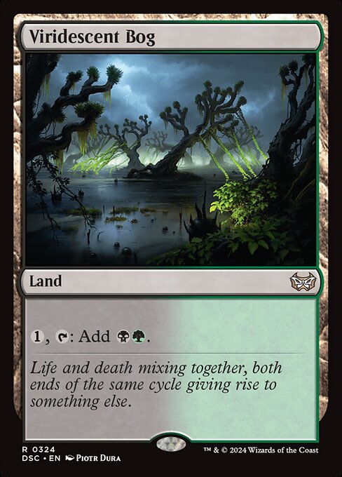 Magic the Gathering Card - Viridescent Bog - MTG Circle