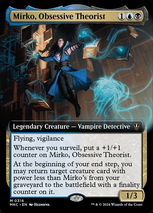 Magic the Gathering Card - Mirko, Obsessive Theorist - MTG Circle