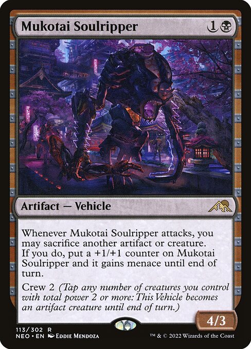 Magic the Gathering Card - Mukotai Soulripper - MTG Circle