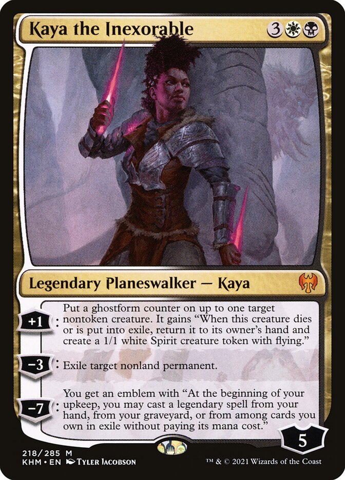 Magic the Gathering Card - Kaya the Inexorable - MTG Circle