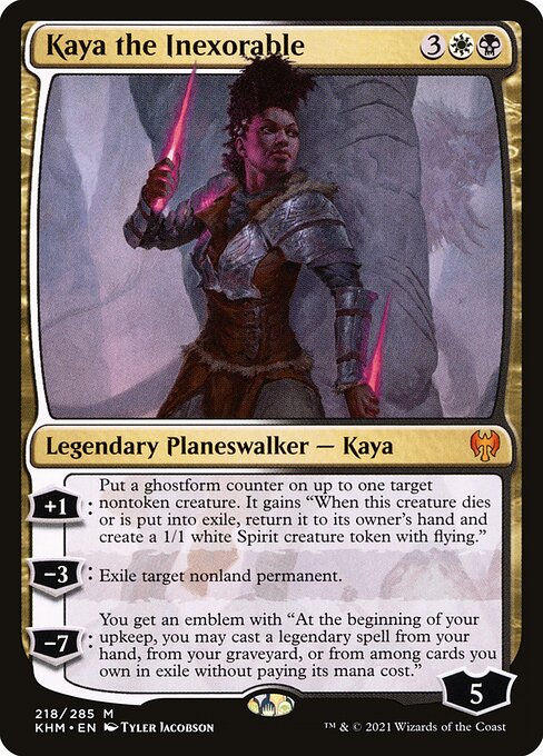Magic the Gathering Card - Kaya the Inexorable - MTG Circle