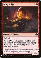 Magic the Gathering Card - Dragon Egg - MTG Circle