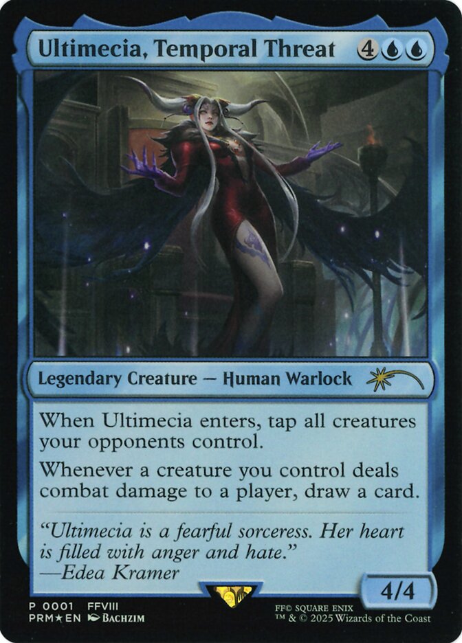 Magic the Gathering Card - Ultimecia, Temporal Threat - MTG Circle