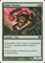 Magic the Gathering Card - Zodiac Monkey - MTG Circle
