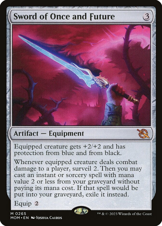 Magic the Gathering Card - Sword of Once and Future - MTG Circle