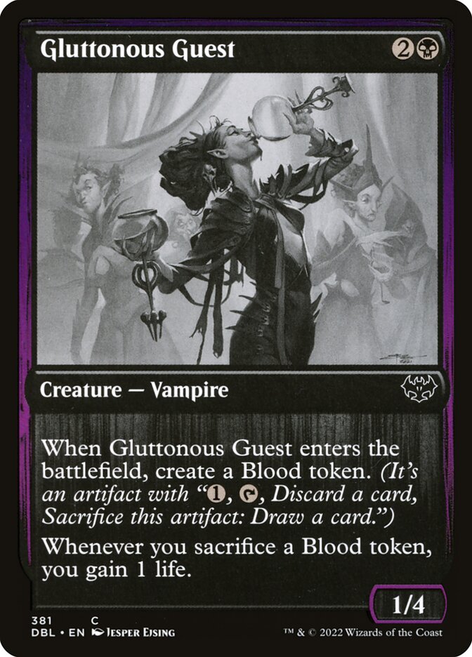 Magic the Gathering Card - Gluttonous Guest - MTG Circle