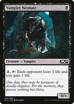Magic the Gathering Card - Vampire Neonate - MTG Circle