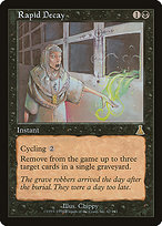 Magic the Gathering Card - Rapid Decay - MTG Circle