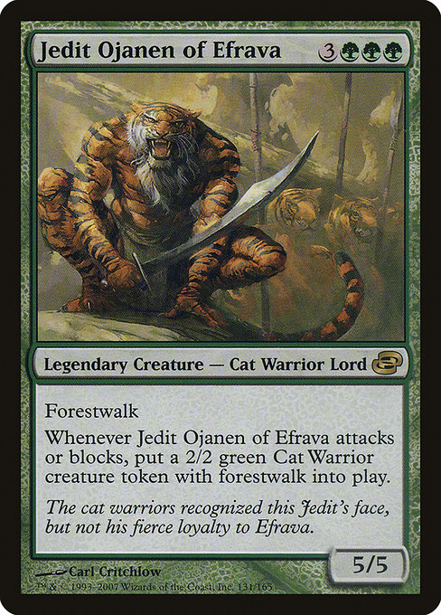 Magic the Gathering Card - Jedit Ojanen of Efrava - MTG Circle