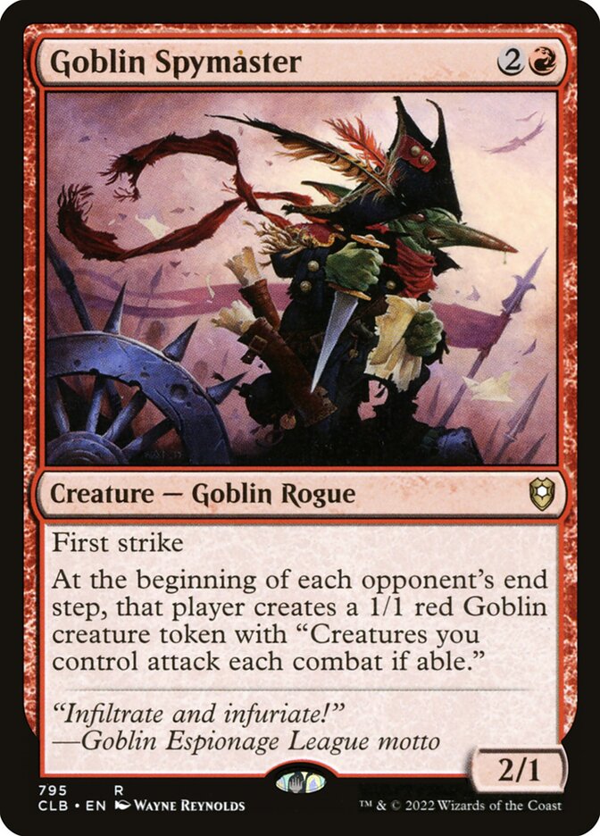 Magic the Gathering Card - Goblin Spymaster - MTG Circle
