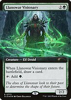 Magic the Gathering Card - Llanowar Visionary - MTG Circle