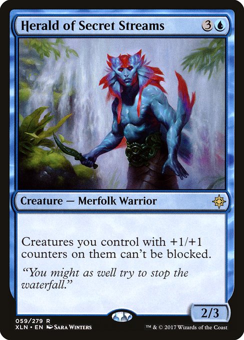Magic the Gathering Card - Herald of Secret Streams - MTG Circle