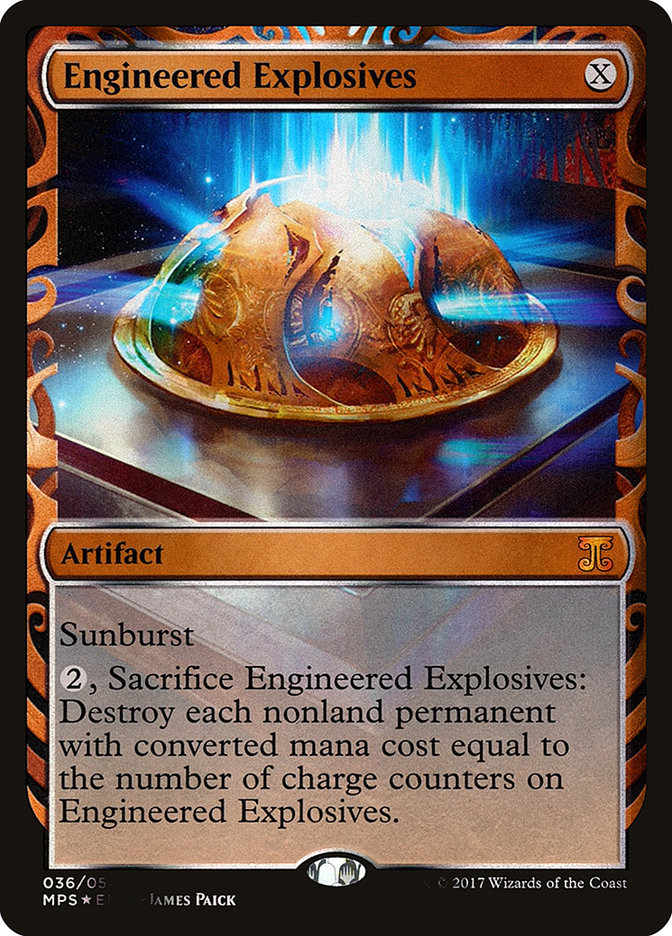 Magic the Gathering Card - Engineered Explosives - MTG Circle