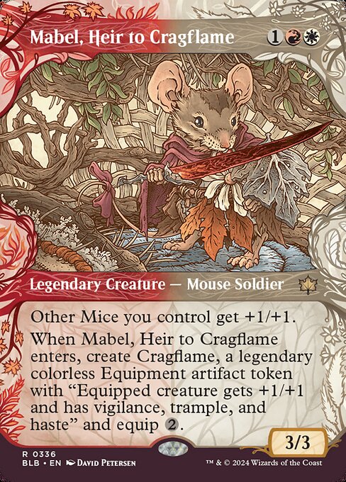 Magic the Gathering Card - Mabel, Heir to Cragflame - MTG Circle