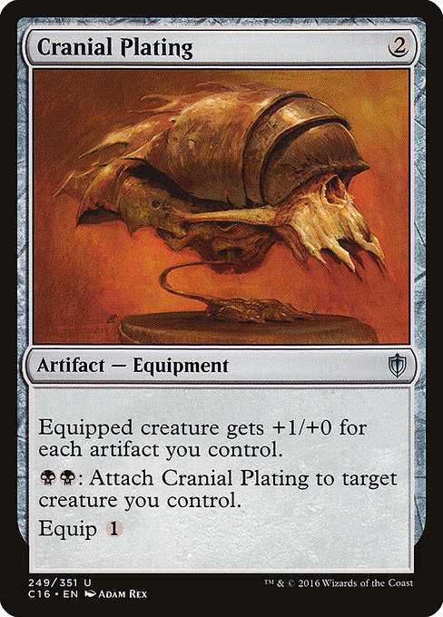 Magic the Gathering Card - Cranial Plating - MTG Circle