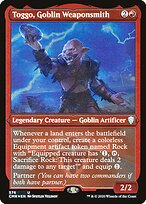 Magic the Gathering Card - Toggo, Goblin Weaponsmith - MTG Circle
