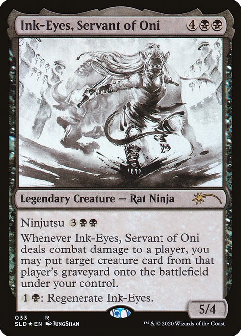 Magic the Gathering Card - Ink-Eyes, Servant of Oni - MTG Circle