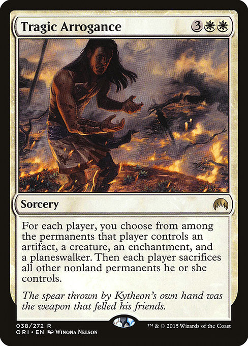 Magic the Gathering Card - Tragic Arrogance - MTG Circle