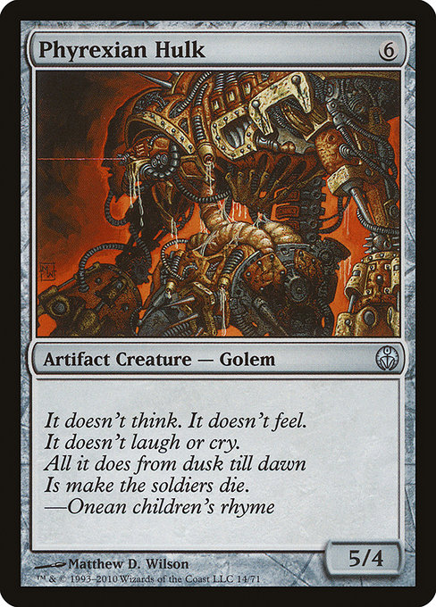 Magic the Gathering Card - Phyrexian Hulk - MTG Circle