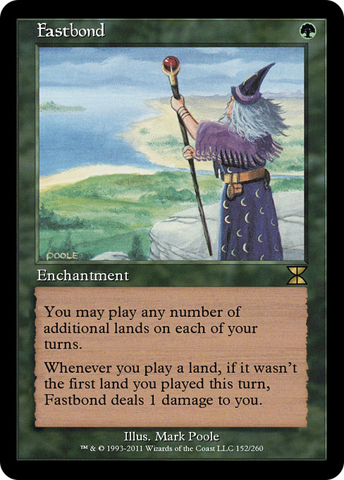 Magic the Gathering Card - Fastbond - MTG Circle
