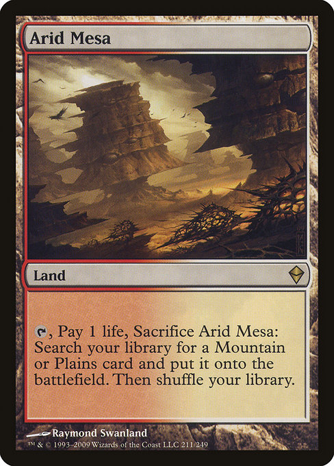 Magic the Gathering Card - Arid Mesa - MTG Circle