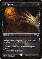 Magic the Gathering Card - Disfigure - MTG Circle