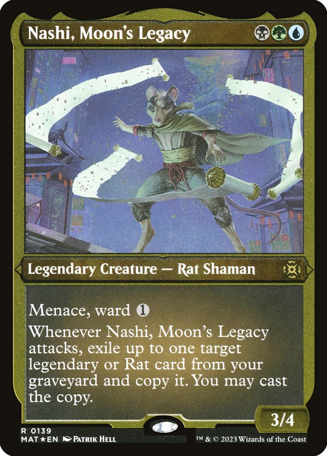 Magic the Gathering Card - Nashi, Moon's Legacy - MTG Circle