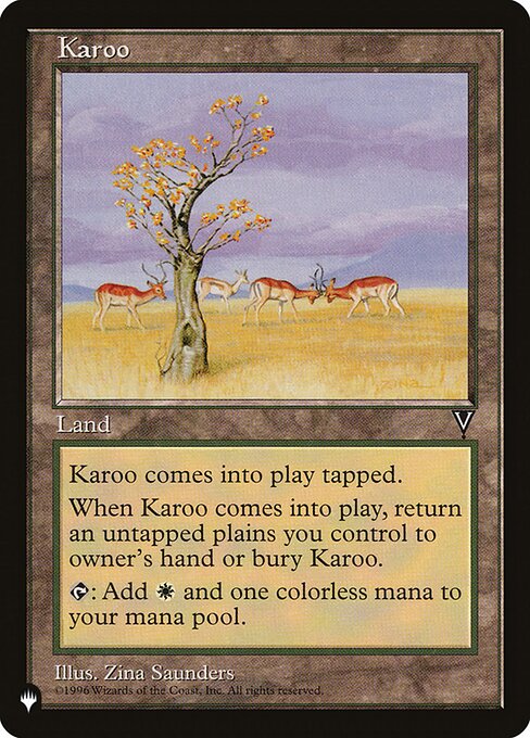 Magic the Gathering Card - Karoo - MTG Circle