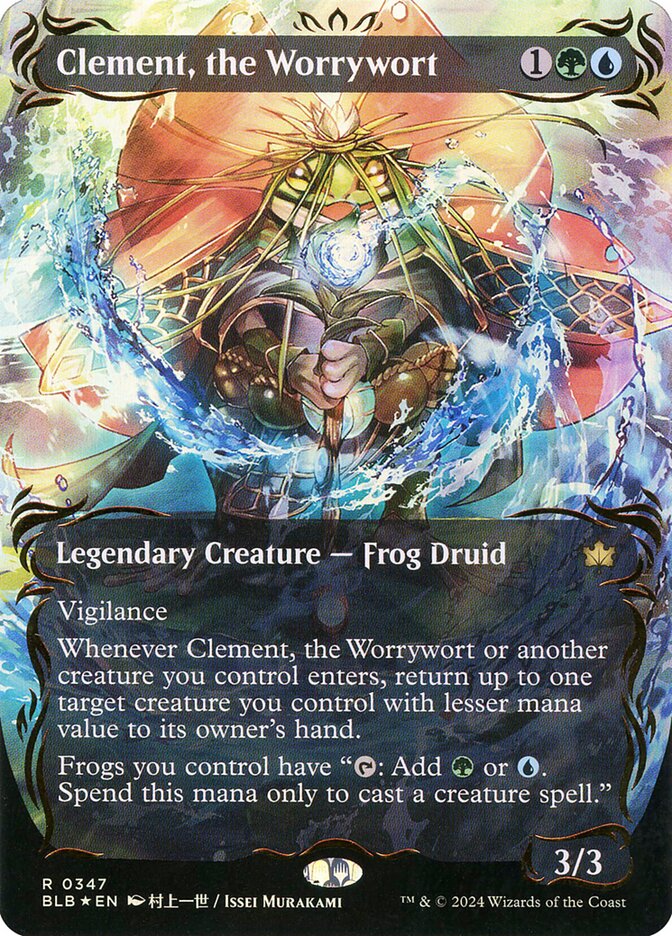 Magic the Gathering Card - Clement, the Worrywort - MTG Circle