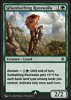 Magic the Gathering Card - A-Sunbathing Rootwalla - MTG Circle