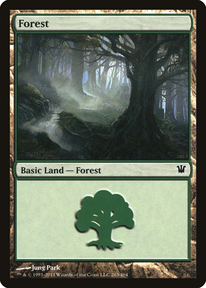 Magic the Gathering Card - Forest - MTG Circle