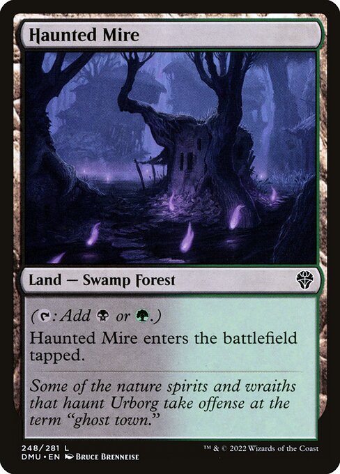 Magic the Gathering Card - Haunted Mire - MTG Circle
