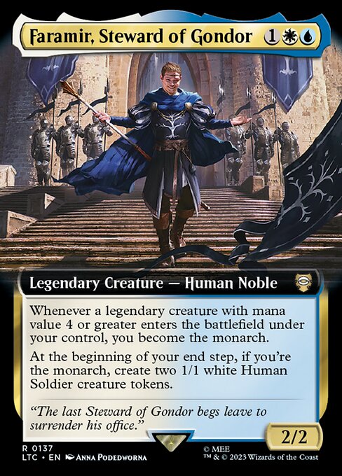 Magic the Gathering Card - Faramir, Steward of Gondor - MTG Circle