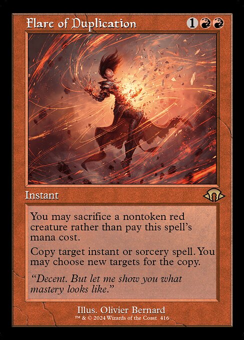 Magic the Gathering Card - Flare of Duplication - MTG Circle