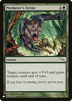Magic the Gathering Card - Predator's Strike - MTG Circle