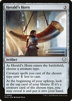 Magic the Gathering Card - Herald's Horn - MTG Circle