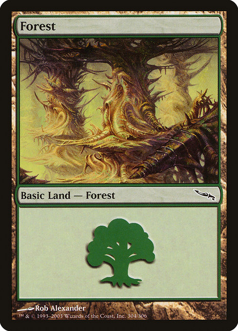 Magic the Gathering Card - Forest - MTG Circle