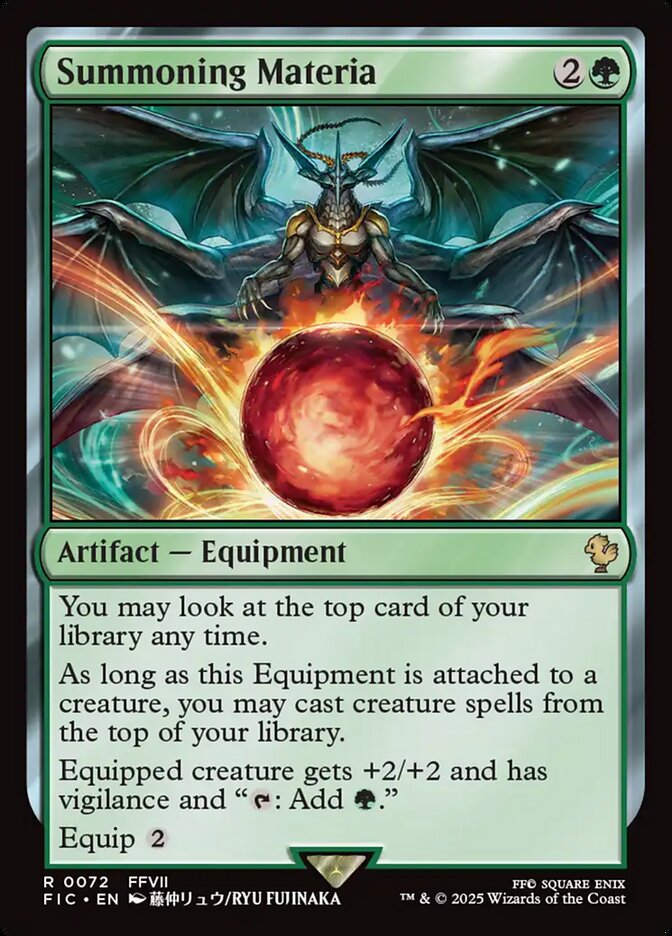 Magic the Gathering Card - Summoning Materia - MTG Circle