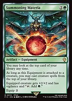 Magic the Gathering Card - Summoning Materia - MTG Circle