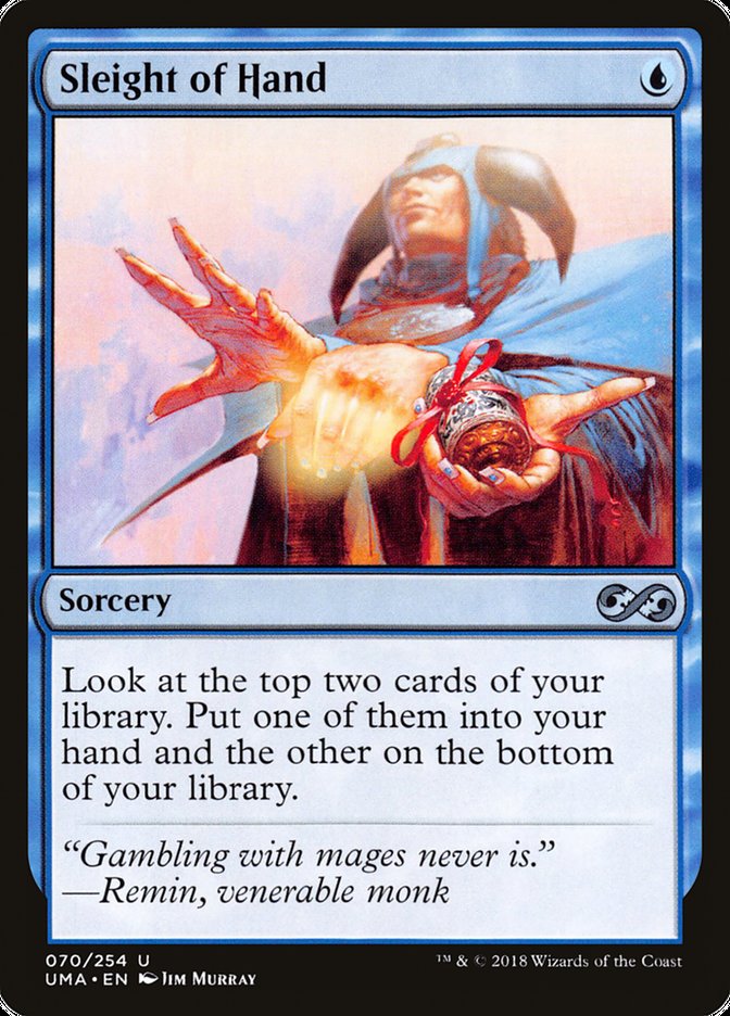 Magic the Gathering Card - Sleight of Hand - MTG Circle