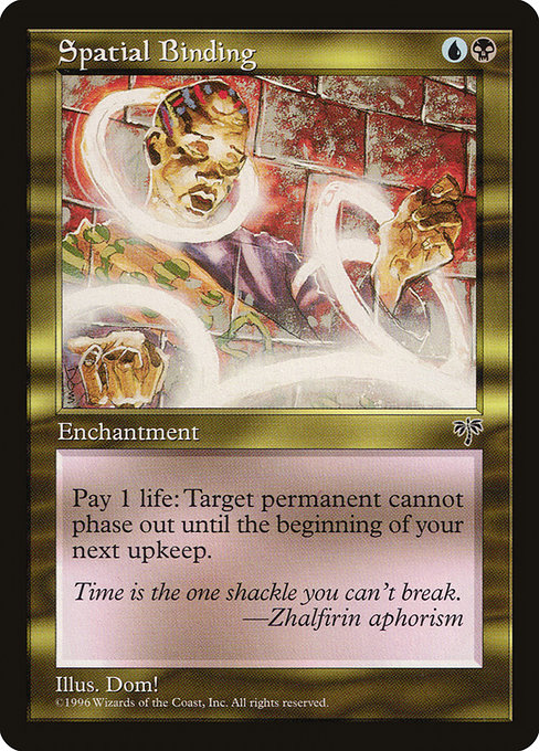 Magic the Gathering Card - Spatial Binding - MTG Circle