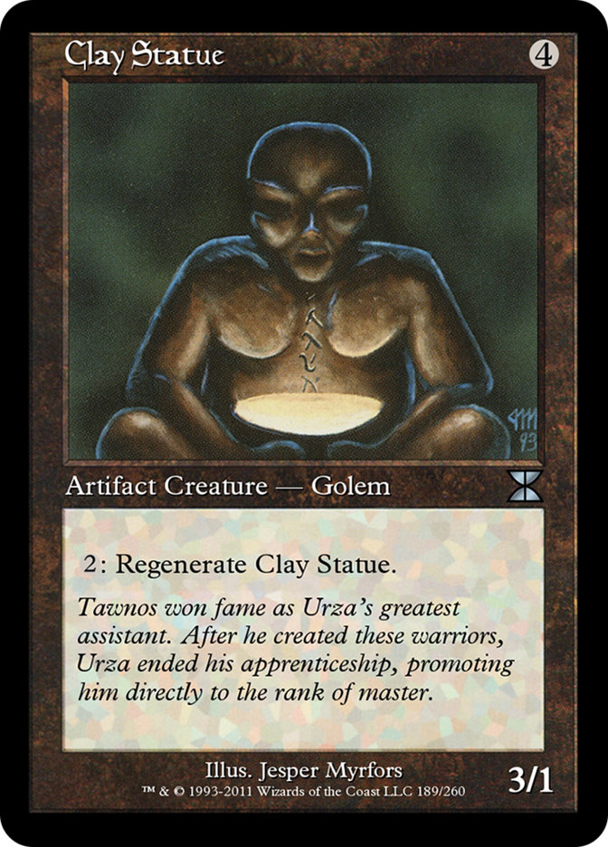 Magic the Gathering Card - Clay Statue - MTG Circle